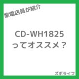 【CD-WH1825レビュー】冬でも乾く18L除湿機。大量部屋干しが“毎日ちゃんと乾く”実力を検証